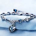 Silver Lucky Heart Bracelet