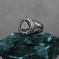 Stainless Steel Viking Rune Ring