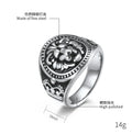 Lion Head Stainless Steel Men’s Ring