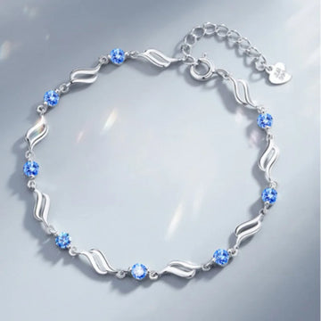 Heart-Shaped Necklace & Bracelet Set