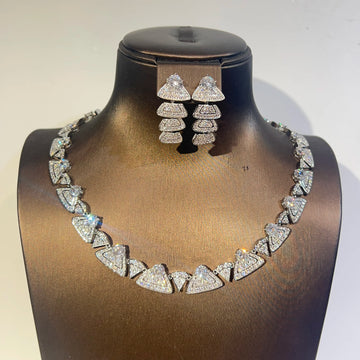 Luxury Bridal Cubic Zirconia Jewelry Set