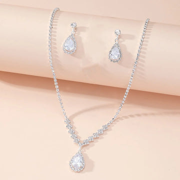 Droplet Necklace & Earring Set