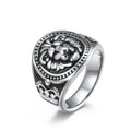 Lion Head Stainless Steel Men’s Ring