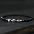 Noter 4mm Stone Beaded Bracelet