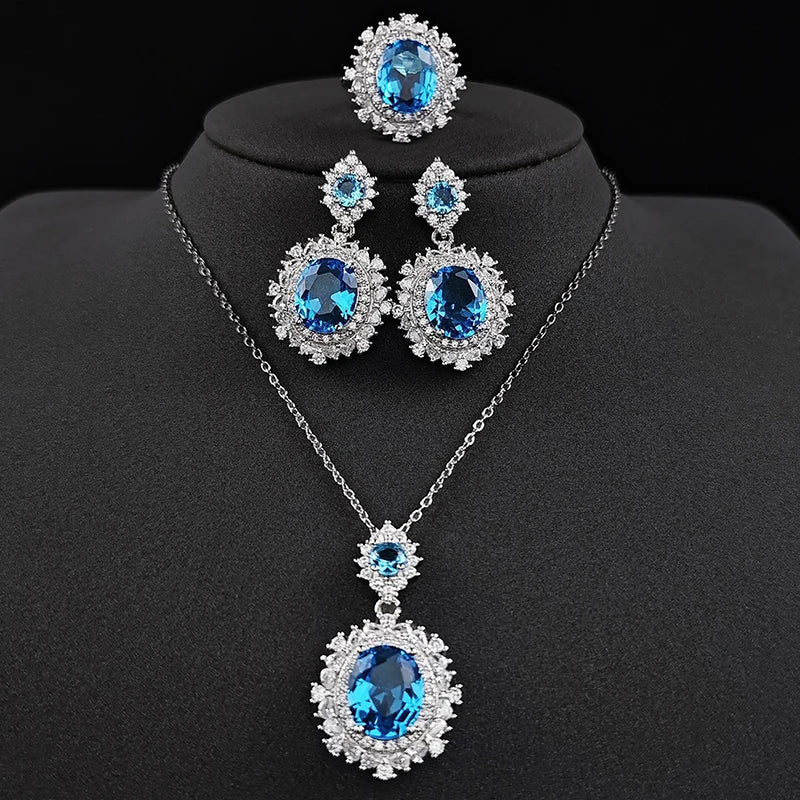 3Pcs Elegant Luxury Fashion Jewelry Set