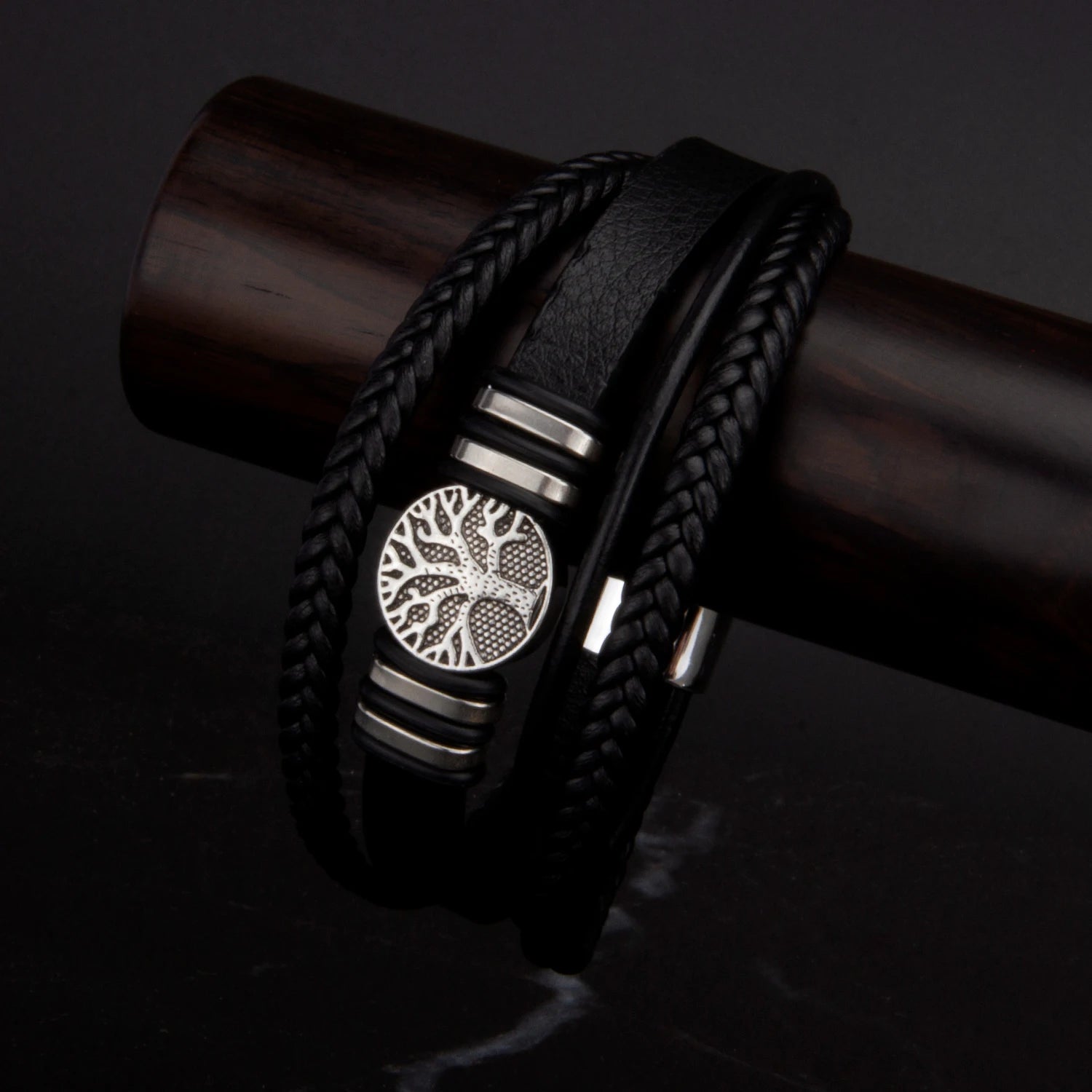 Woven Leather Bracelets for Men