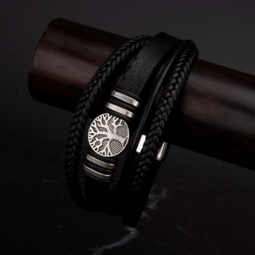 Woven Leather Bracelets for Men