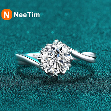 NeeTim Moissanite Engagement Ring