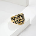 Lion Head Stainless Steel Men’s Ring